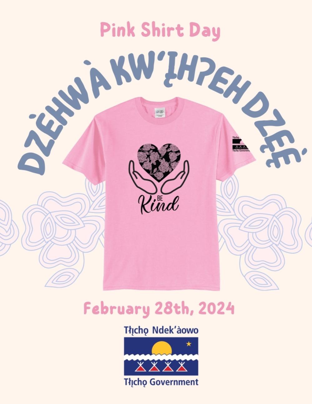Pink t shirt day hot sale